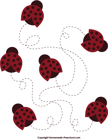 Click To Save Image - Flying Lady Bugs Clip Art (369x476), Png Download