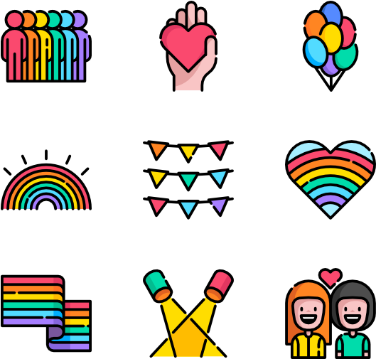 World Pride Day - Gay Icons Png (600x564), Png Download