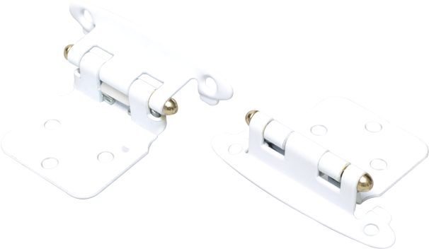 Hinge 5knuckle Hinge White Powder Coated - Plastic (800x600), Png Download