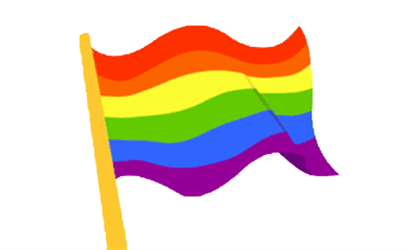 Celebrating Lgbt Pride Month In Newspaper Editorials - Pride Flag Chibi Gif (600x400), Png Download