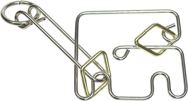 Brontosaurus - Puzzle Master Brontosaurus - Disentanglement Puzzle (640x640), Png Download