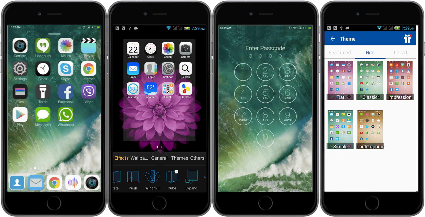 Best Iphone Launchers App For Android Of - Zens Laddskal Zen Qi Wireless Iphone6/6s/7 Black (1804x928), Png Download