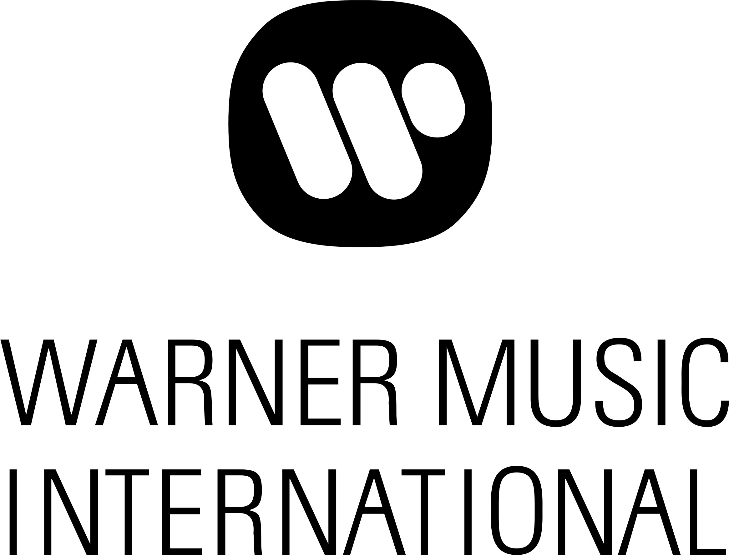 Warner Music International Logo Png Transparent - Warner Music Logo Png (2400x2400), Png Download