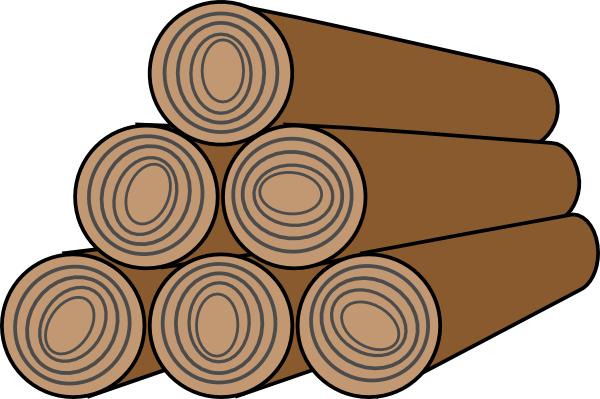 Lumber Icon Clip Art At Clker - Lumber Clipart (600x399), Png Download