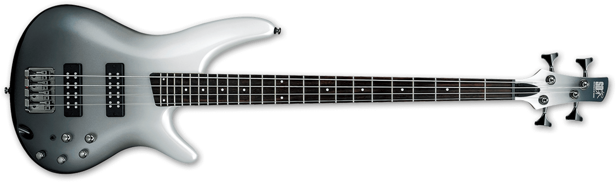 Picture Of Ibanez Sr300epfm Bass Guitar Pearl Black - Music Man Jp 1 (1280x445), Png Download