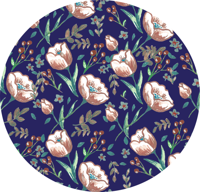 Early Spring Circle Pattern (681x655), Png Download