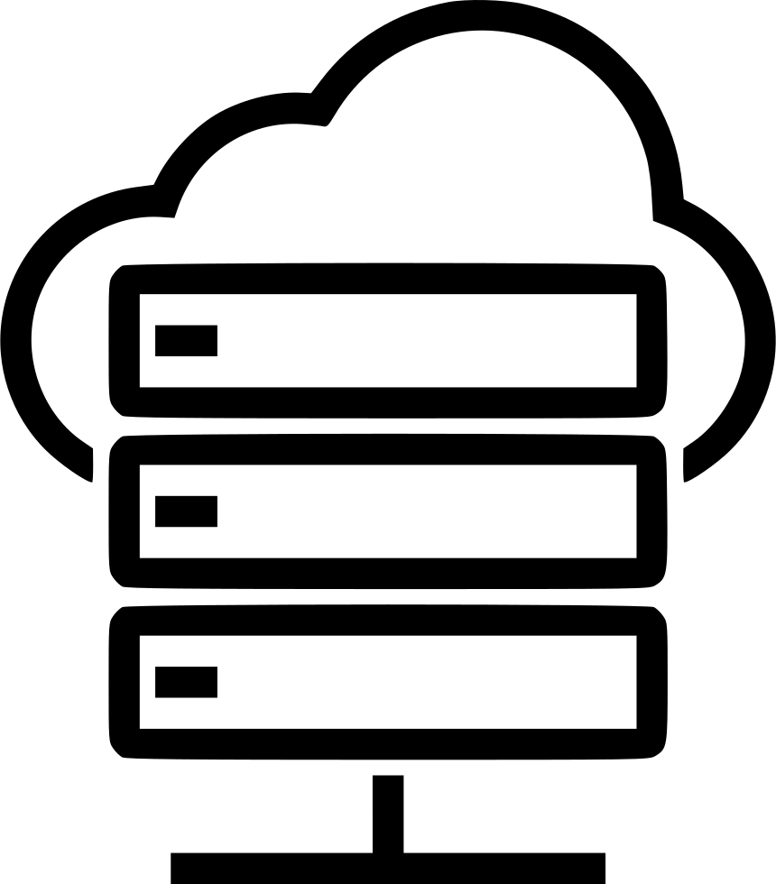 Cloud Computing - - Cloud Server Icon Png (860x980), Png Download