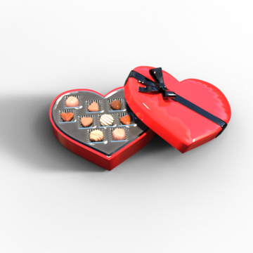 Love Chocolate Box, Love, Romantic, Flower Png And - Portable Network Graphics (360x360), Png Download