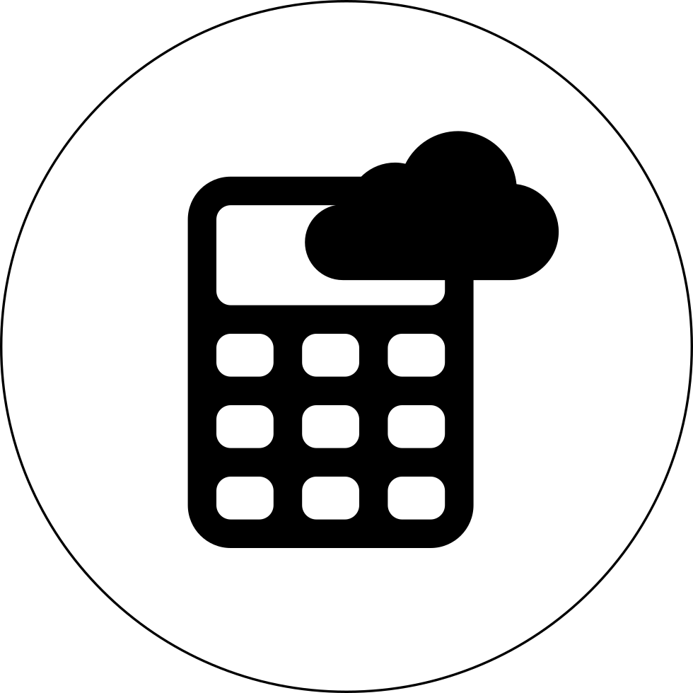 Cloud Computing - - Calculator (980x980), Png Download