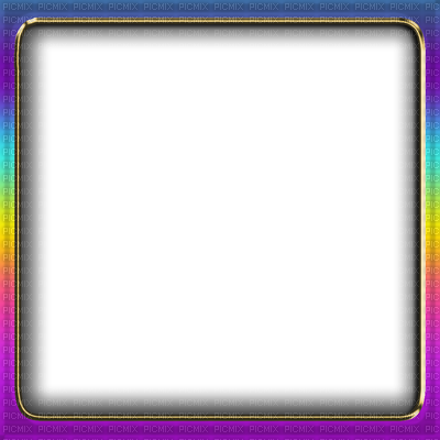 Marco Arcoiris Con Dorado - Marco Arcoiris Png (400x400), Png Download