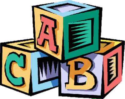 Alphabet Blocks Psd, Vector Image - Png Alphabet Blocks (400x319), Png Download