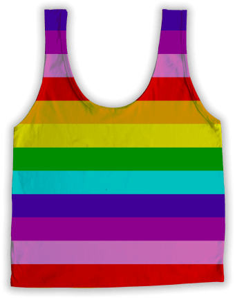 Regaleti Full Arco Iris A Partir De - Camiseta Arco Iris Png (400x600), Png Download