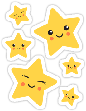 Buscar Con Google - Stars Kawaii (375x360), Png Download