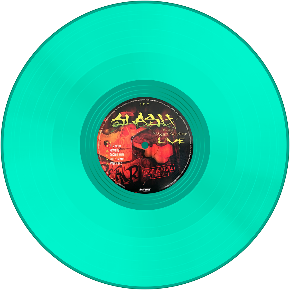 Slash Made In Stoke 24/7/11 Cd Disc Image - Slash Featuring Myles Kennedy: Made In Stoke 24/07/11 (1000x1000), Png Download
