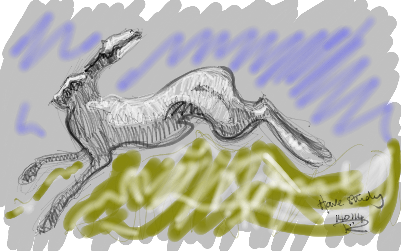 Clipart Royalty Free Download Another Hare Drawn Sketchbooks - Drawing (1280x800), Png Download