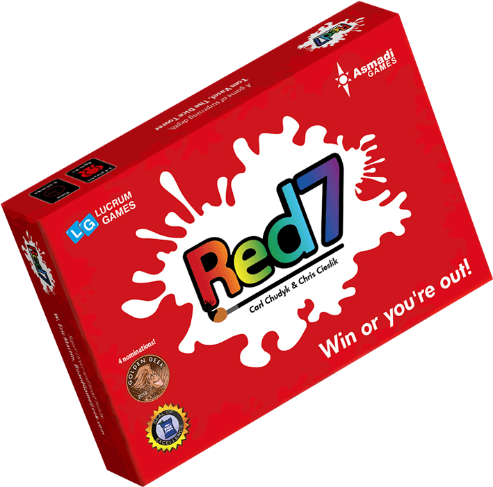 Asmadi Games Red 7 Card Game: English Edition (709x709), Png Download