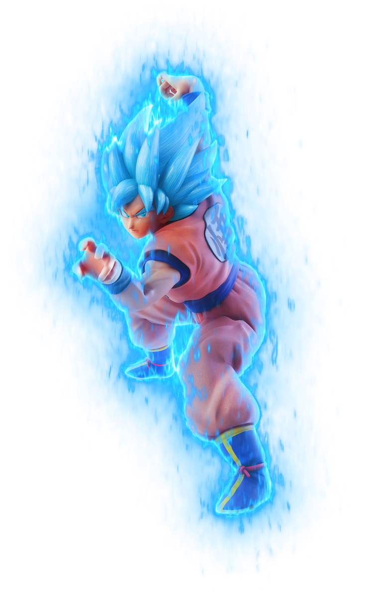 Super Saiyan 1 And Blue, I Wish I Did Ultra Instinct - Sonic Render Dragon Ball Super (755x1199), Png Download