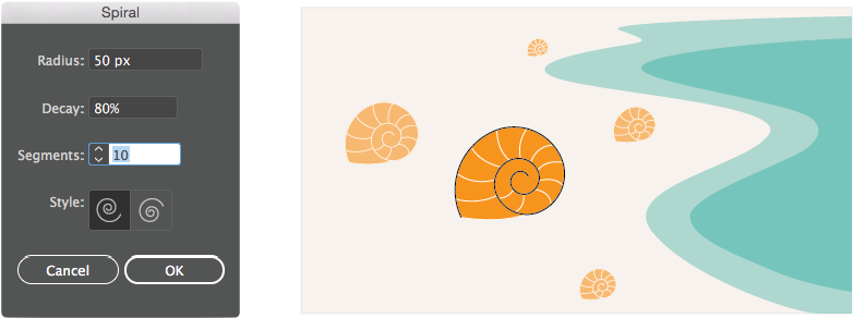 Spiral Tool Options - Circle (800x311), Png Download