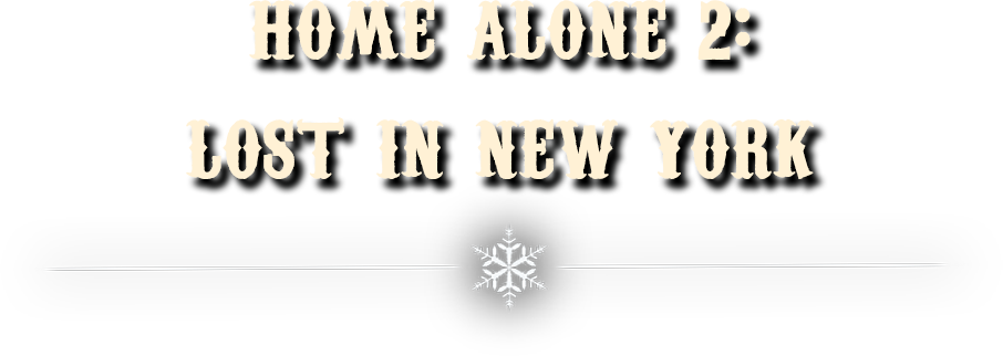 Home Alone - Home Alone 2: Lost In New York (906x322), Png Download