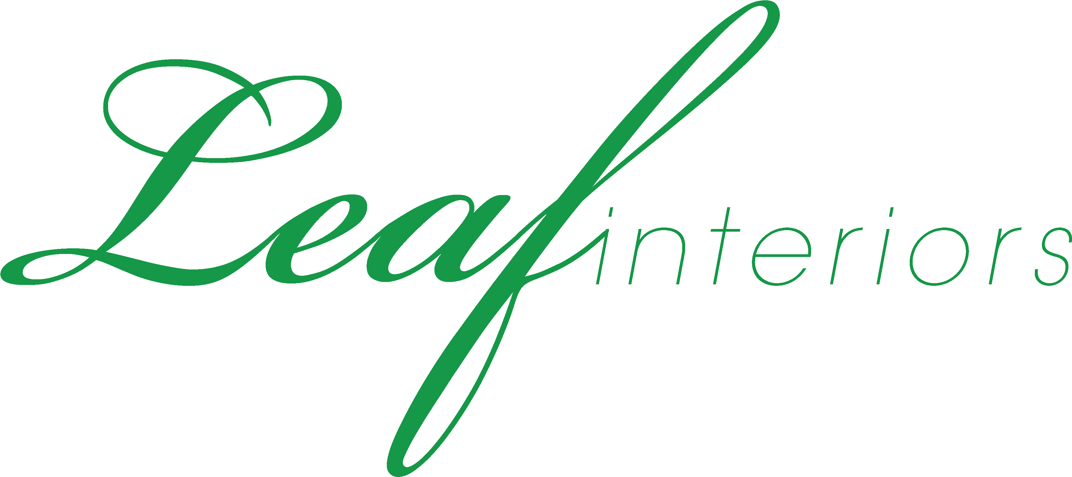 Leaf Interiors Logo - La Vita E Un Sogno (3710x1885), Png Download