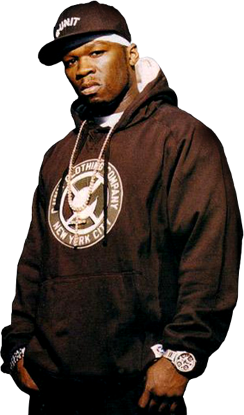 Share This Image - 50 Cent E Akon (352x600), Png Download