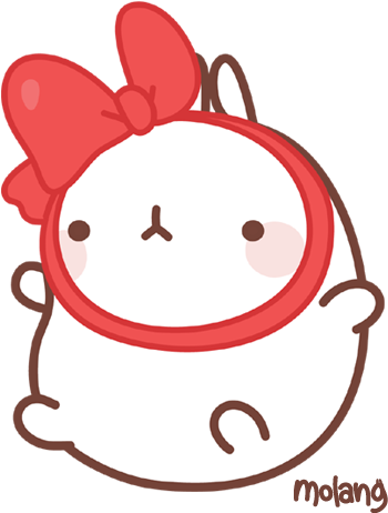 Molang Doodle Drawings, Cute Drawings, Molang, Kawaii - Transparent Background Molang Png (400x511), Png Download