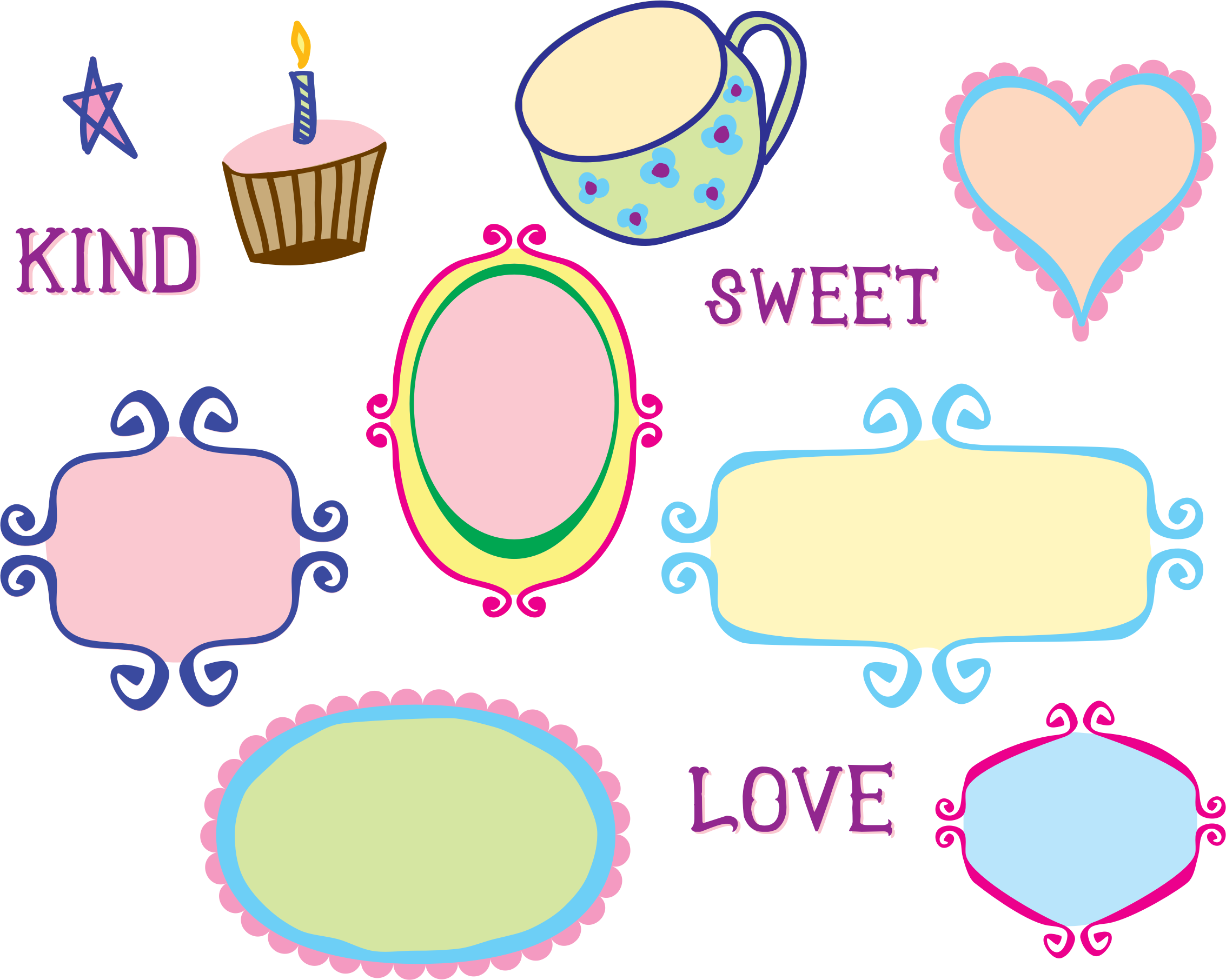 Transparent Doodle Frame Clipart - Clip Art (2267x1813), Png Download