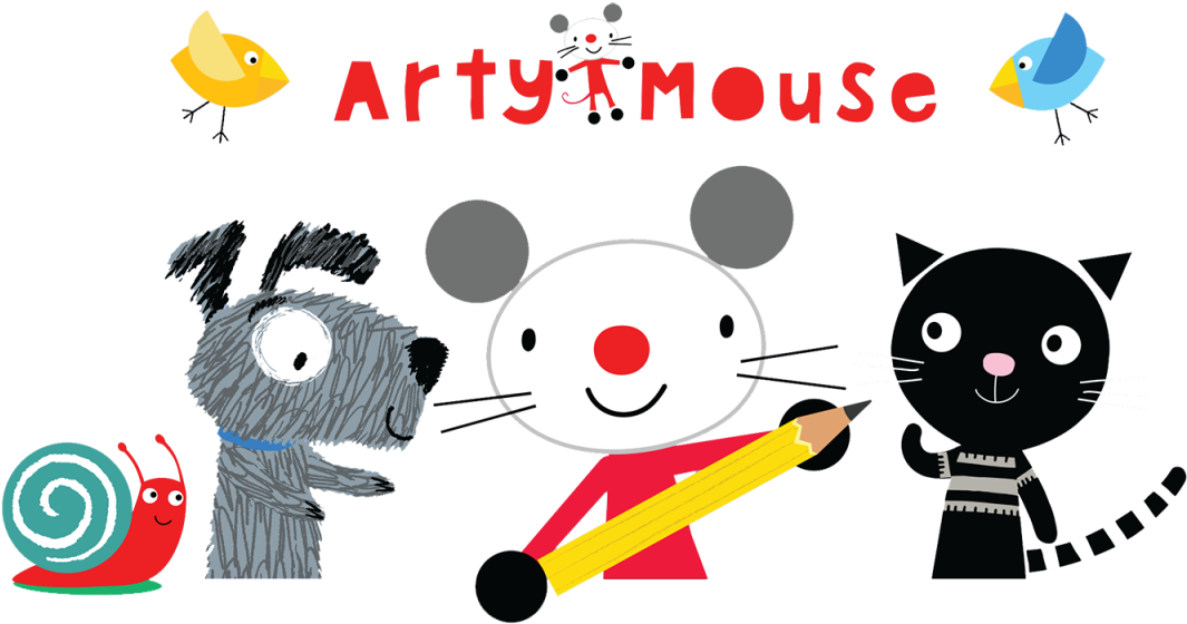 Arty Mouse - Arty Mouse - Shapes: Early Learning Through Art (1200x590), Png Download