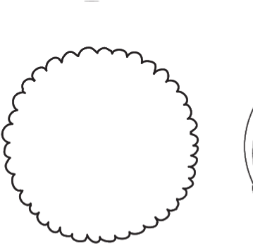 Border Frame Wreath Circle Round Doodle Freetoedit - Logomarca Para Food Bike (427x386), Png Download
