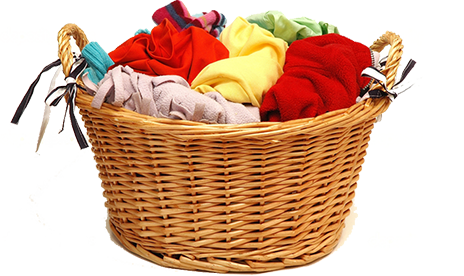 Get More Reliable Transactions With Suds' Made For - Basket Of Clothes Png (464x276), Png Download