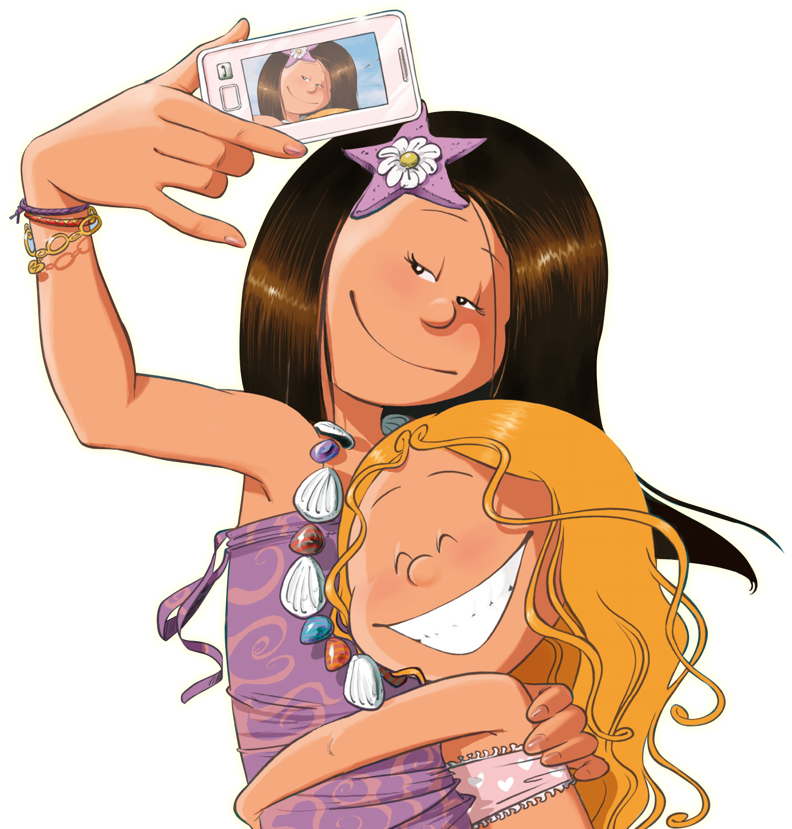 Jetpack To Distribute The Sisters Globally - Les Sisters - Tome 7 - Mon Coup D'soleil, C'est Toi (622x742), Png Download