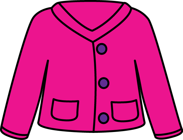 Sweater Clip Art - Cardigan Clipart (594x454), Png Download