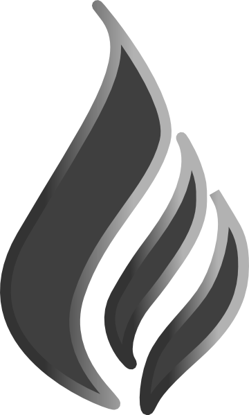 How To Set Use Greyed Flame Svg Vector (360x599), Png Download