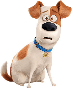 The Secret Life Of Pets Max - Secret Life Of Pets Found Max (330x388), Png Download