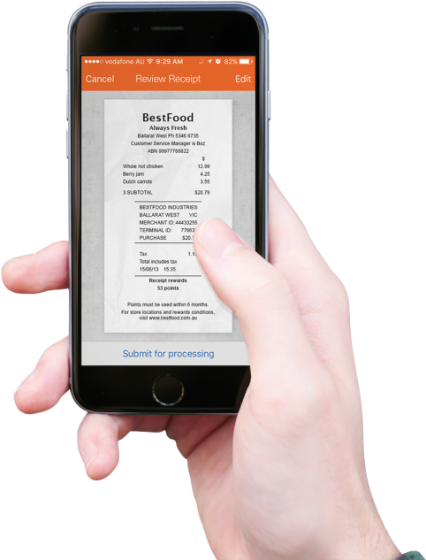 Receipt Bank - Golden State Restaurant Group (500x641), Png Download