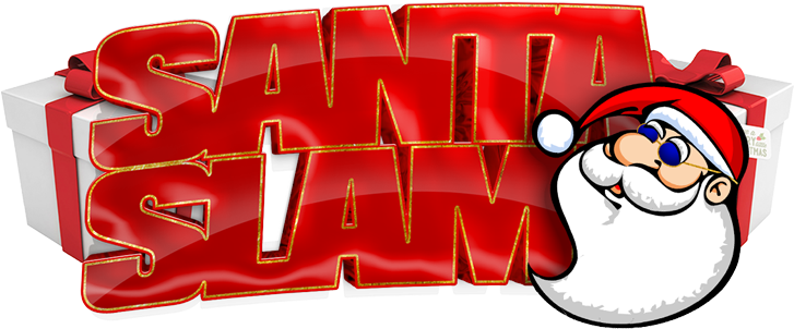 Santa Slam 2018 Logo - Santa Slam (848x400), Png Download