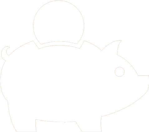 Donate Icon White - Business Development Icon Money (739x611), Png Download