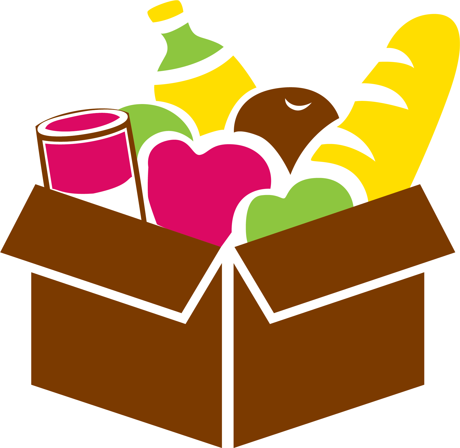 Vector Freeuse Library Help Us Placer Bank Donate - Cardboard Box Silhouette (3300x2550), Png Download
