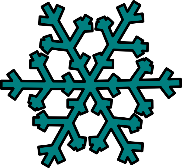 Clipart Transparent Library Teal Clip Art At - Blue Snowflakes Clipart (600x554), Png Download