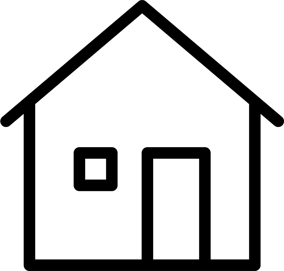 Png File - House Home Icon (981x934), Png Download