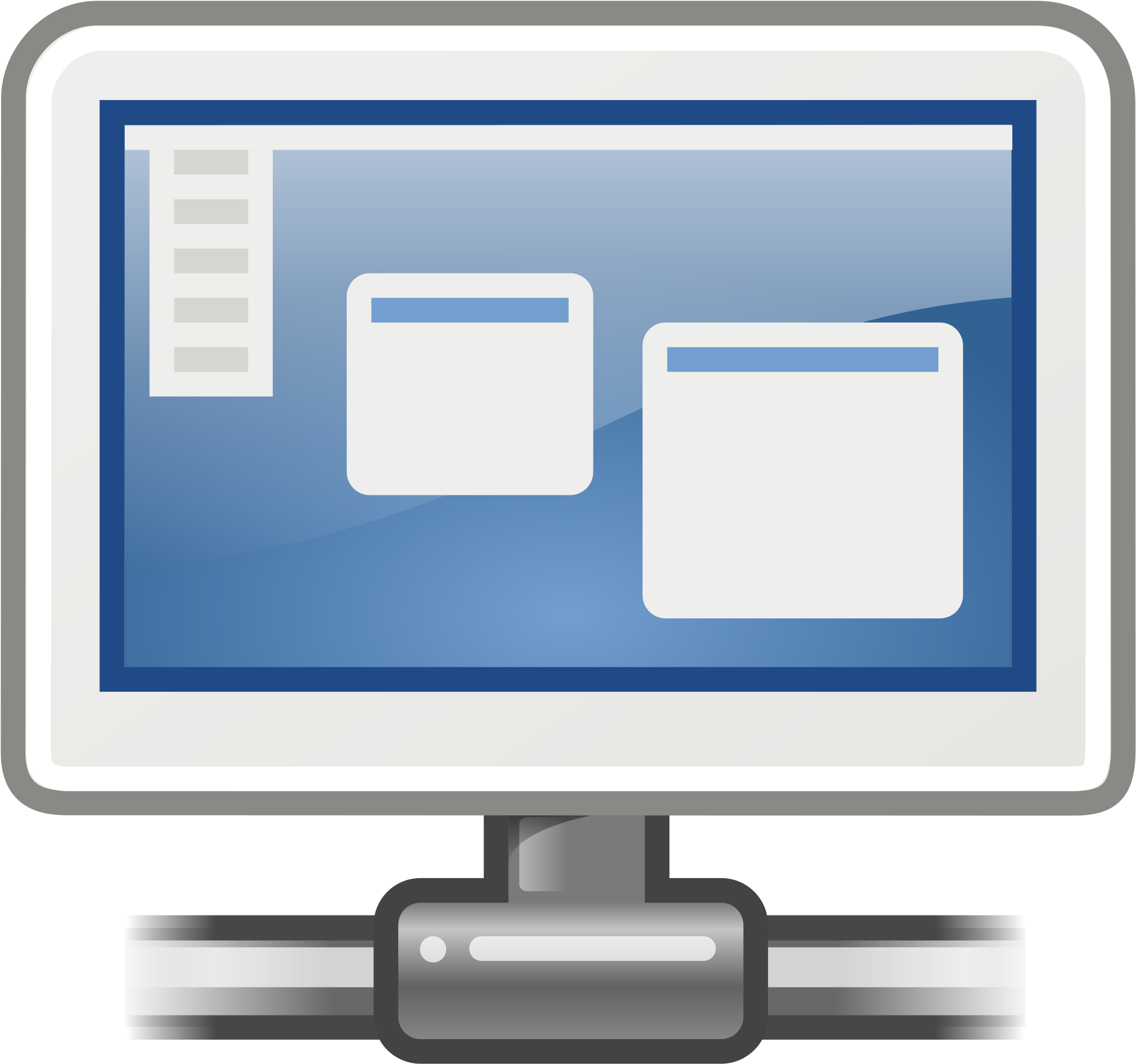 File Gnome Preferences Desktop Remote Desktop Svg Wikimedia - File Transfer Protocol (2000x2000), Png Download