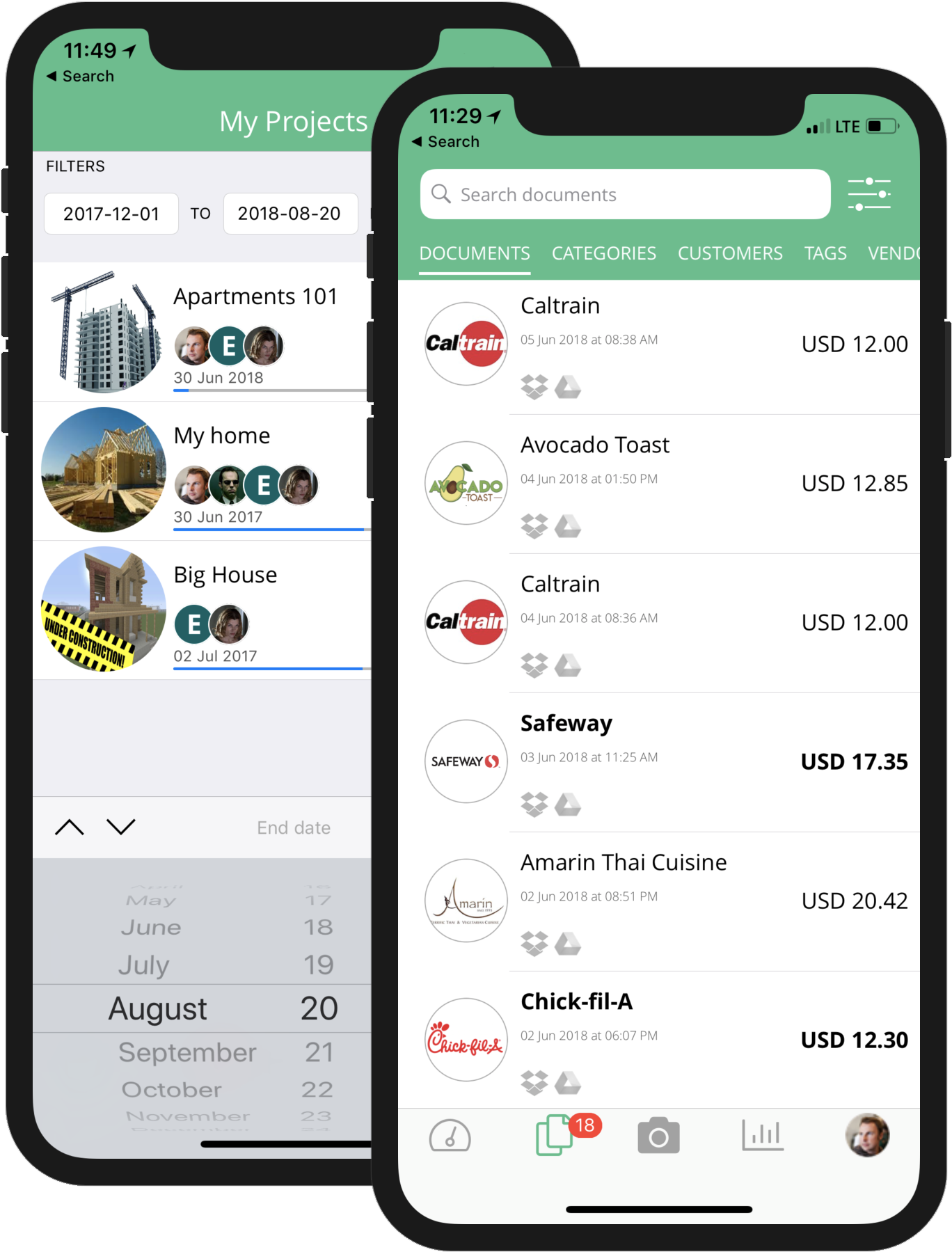 Veryfi Core App Expense Receipts Projects Manager Png - Expense (1677x1928), Png Download