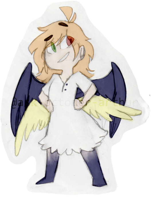 @ask The Humanchick - Cartoon (540x745), Png Download