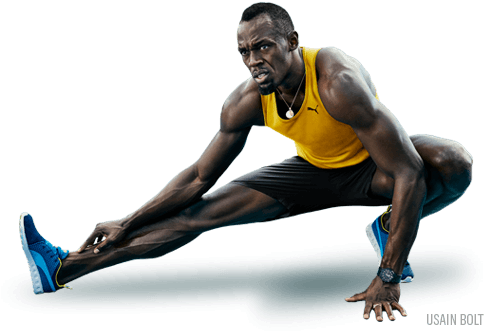 Like Usain Bolt - Usain Bolt Optus Ad (570x378), Png Download