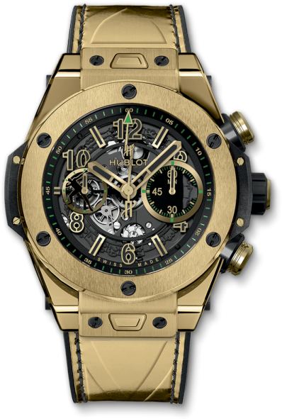 Hublot Big Bang Unico Yellow Gold Usain Bolt - Big Bang Unico Usain Bolt (600x600), Png Download