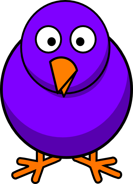 Cartoon Bird Clip Art - Clipart Cartoon Bird Png (432x598), Png Download