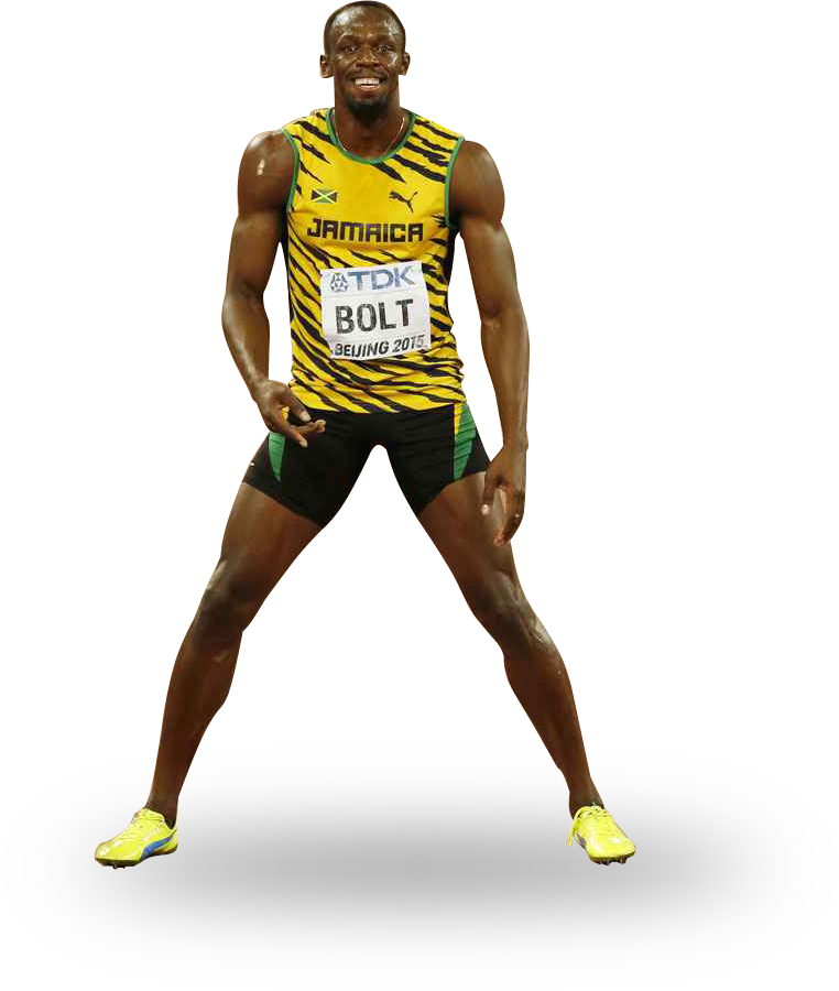 Après Le Déluge Bolt A Rio Comme À Pékin Et À Londres, - Man (762x900), Png Download