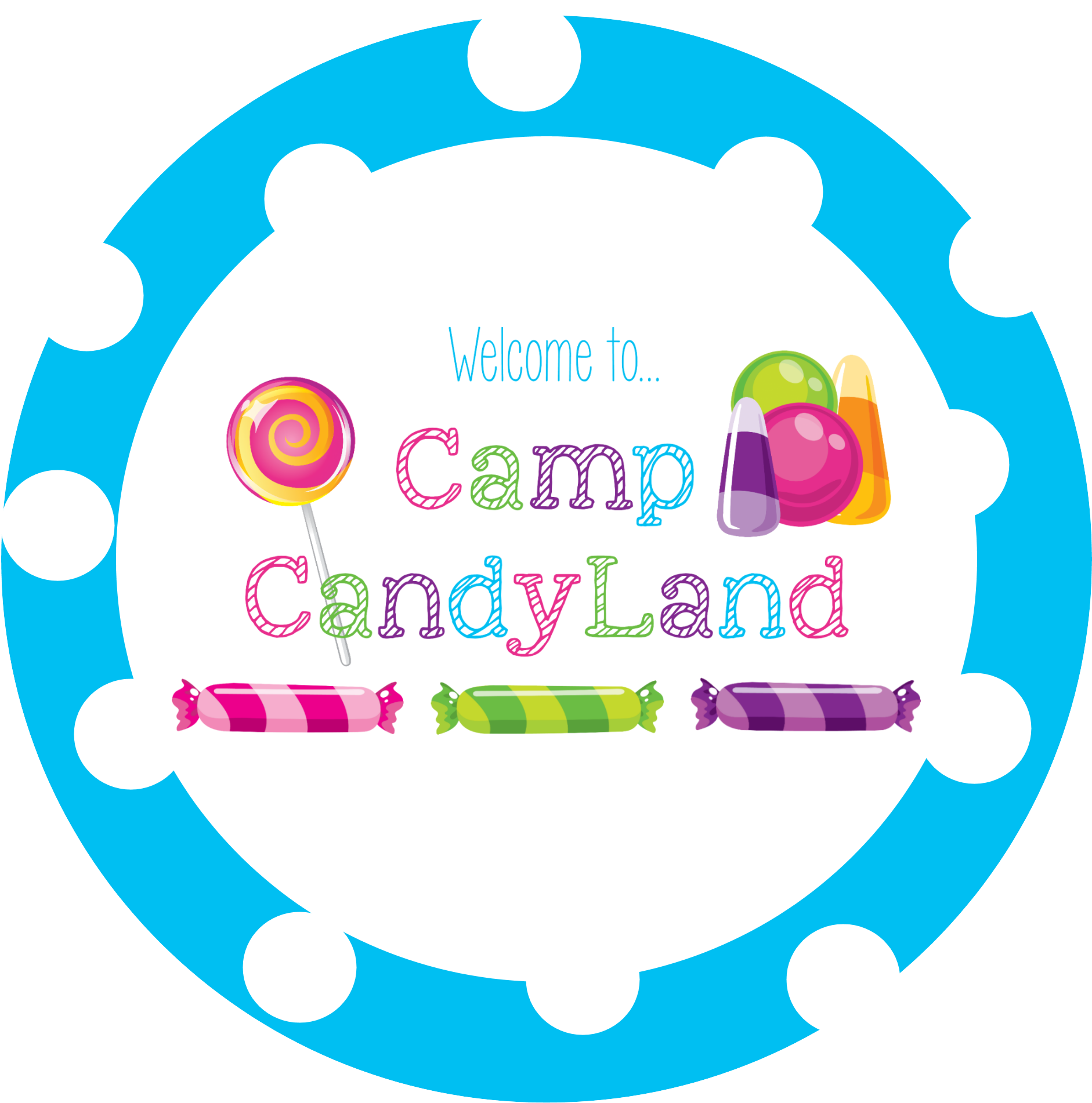 Or For A Sign - Candyland Camp (2000x2000), Png Download