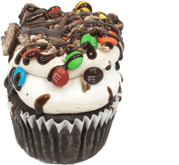 Chocolate Candyland Cupcake - Chocolate (800x800), Png Download