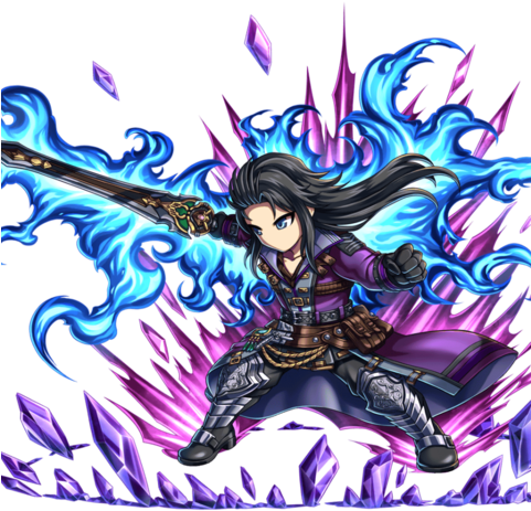 Lasswell And Purple Lightning - Final Fantasy: Brave Exvius (480x480), Png Download